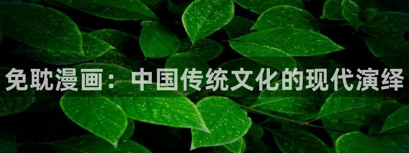 虫虫漫画免费漫画入口在哪里：免耽漫画：中国传统文化的现代演绎