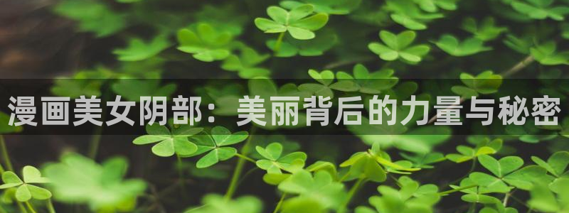 虫虫漫画网页：漫画美女阴部：美丽背后的力量与秘密